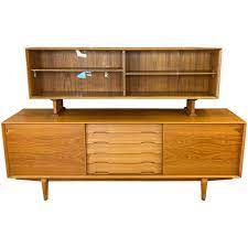 Secure, easy checkout · buyer protection Rosengren Hansen For Dyrlund Danish Modern Teak Sideboard And Hutch 1960s A At 1stdibs