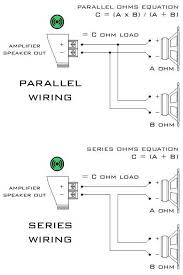 To wire in parallel one connects the live and natural wires to the then i look at b&dã¢â‚¬â„¢s ã¢â‚¬åthe complete guide to home wiringã¢â‚¬ and they have two additional wiring styles: Parallel And Series Ohms Equations Wiring Speakers Car Audio Installation Car Stereo Systems