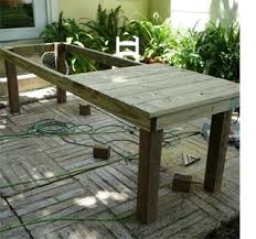 Outdoor Garden Weathered Long Rectangular Farmhouse Table Diy Patio Table Outdoor Dining Table Diy Outdoor Farmhouse Table