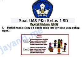 Soal uas pkn kelas 5 sd semester 1 kurikulum 2013. Contoh Soal Uas Pkn Kelas 1 Sd Semester 1 Kurikulum 2013 Revisi 2020 Situs Guru