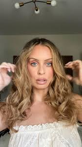 tried the viral Kylie Jenner curl method but used a 1” curling iron