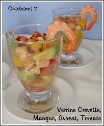 Verrine De Crevette Mangue Avocat Tomate Verrines Crevettes Verrine Avocat Tomate Recettes De Cuisine