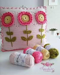 Benim Guzel Orgulerim Elemegi Orgu Dantel Hobim Crochet Pillow Cover Crochet Pillow Cases Crochet Cushion Cover