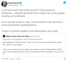 21:45 gmt, aug 17, 2021. Gov Abbott Hints To Easing Covid 19 Order Kveo Tv