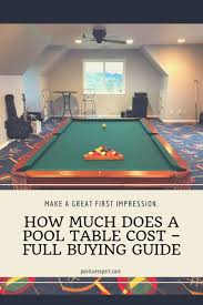 How Much Does A Pool Table Cost Full Buying Guide In 2020 Pool Table Pool Table Felt Best Pool Tables
