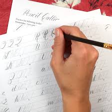 Printable Pencil Calligraphy Worksheet The Postman S Knock Select a letter below to view that stencil collection.