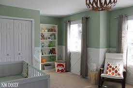 The hexadecimal color code #bfcab8 is a light shade of green. Km Decor Nursery Reveal Benjamin Moore Prescott Green Family Room Walls Decor