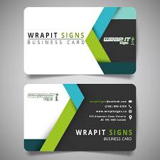 At Wrap It Signs We Believe That Having A Great Looking Business Card Is One Of The Best Ways To Stand Out From Your Compe In 2020 Business Signs Cards Business Cards
