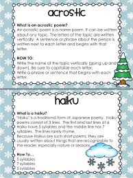 Winter Poetry Exploration Unit Winter Poetry Poetry For Kids Poetry Lessons
