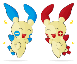 You can use our amazing online tool to color and edit the following plusle coloring pages. Plusle Minun Posipi Negapi By Sun D4y On Deviantart