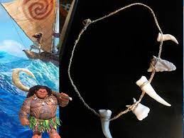 Maui Demigod Bone Necklace Moana Inspired Maui Necklace Etsy In 2021 Moana Party Invitations Moana Birthday Party Maui Demigod