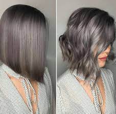 Lilac Lob Behindthechair Com Short Hair Styles Hair Styles Short Bob Hairstyles