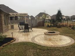 Decorative Concrete Overlay Landscaping Houston Landscape Houston Paver Patios Houston