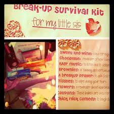 The Thing About A Broken Heart Survival Kit Breakup Sorority Crafts