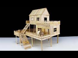 We can build something better than this no more living in a house made of sticks they can huff, puff, try all they want but they won't bring us down. How To Make Popsicle Stick House For Rat Youtube