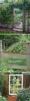 You can use any steel bracket this video shows how to make an inexpensive garden gate using some 4 inch by 2 inch tantalised timber and some feather edge tantalised boards. Up Cycled Diy Garden Gate Ideas The Garden Glove Garden Gates Diy Garden Garden Projects