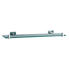 Transpire glass shelf angel for home, size: Kubix Glass Shelf 600mm Long Buy Online At Bathroom City