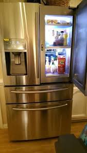 Samsung 27 8 Cu Ft Food Showcase 4 Door French Door Refrigerator In Stainless Steel Rf28jbedbsr The Home Depot Kitchen Appliances Luxury French Door Refrigerator French Doors