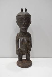 African wood art sculpture carving. Statue African Baule Mother Child Statue Etsy In 2021 African Art For Sale Statue Wooden Statues