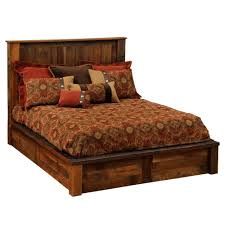 What makes barnwood rustics so different? Barndoor Style Barnwood Platform Bed