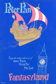 Peter Pan S Flight Poster Fantasyland Disney Retro Disney Disney Screensaver