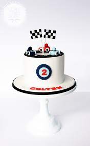 Vintage Race Cars Cove Cake Design Bespoke Wedding Cakes Baby Birthday Cakes Cake Designs Birthday Race Car Birthday Party