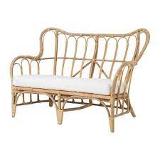 Mastholmen 2 Seat Sofa Outdoor 118x67x80 Cm Ikea Rattan Loveseat Ikea Outdoor Outdoor Furniture