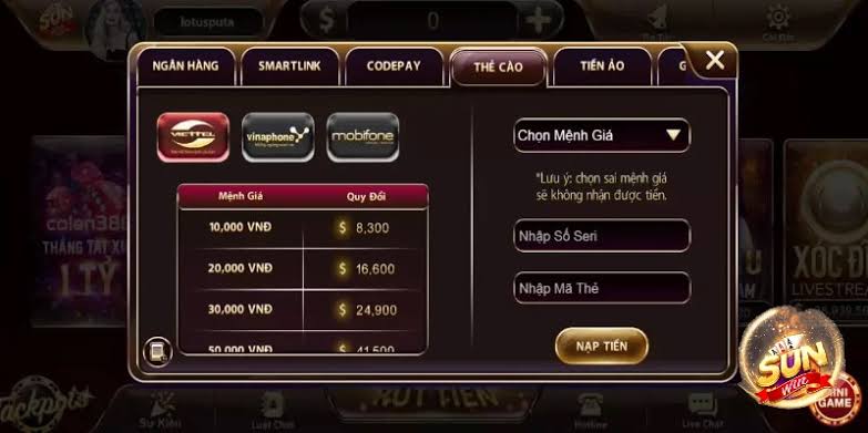 Hướng Dẫn Nạp Tiền Sunwin Siêu Tốc Dành Cho Người Mới 2025