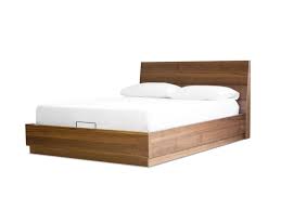 All platform lift storage bed are made from exceptional materials that give them unparalleled strength and durability. Della Storage Bed Natural Walnut Storage Beds Mobital