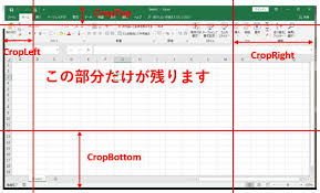 画像のトリミング Pictureformat Crop Vbaサンプル集