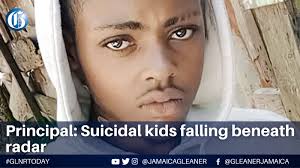 Children under the weight of suicidal ideation are at greater risk of going  unnoticed because teachers are less able to identify adverse behavioural  change in online classes. Read more:  http://jamaica-gleaner.com/article/lead-stories/20210126/principal ...