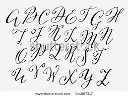 Handwritten Calligraphy Flourish Font Capital Letters Modern Calligraphy Alphabe Modern Calligraphy Alphabet Calligraphy Alphabet Capital Letters Calligraphy