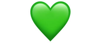 What does the green heart emoji mean? - Quora