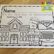 Supercoloring.com is a super fun for all ages: Crayons Cuties In Kindergarten First Day Of School Coloring Page