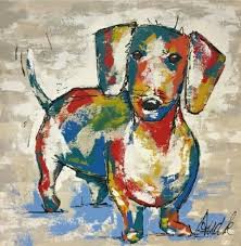 Dachshund Dog Paintings Dachshund Art Animal Art