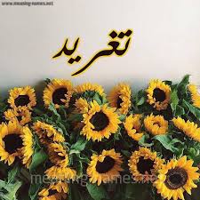 معنى اسم تغريد قاموس الأسماء و المعاني