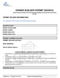 Fillable Online Onlineservices Qbcc Qld Gov Owner Builder Permit Search Onlineservices Qbcc Qld Gov Fax Email Print Pdffiller