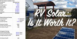 Besides, you don't have to worry about charging your devices or keeping the food in your fridge fresh when you're in a remote place. Rv Solar Is It Worth It Technomadia