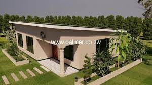 3 Bed Cottage House Plan Flat Roof