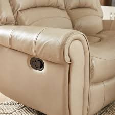 It usually has a removable tray. Bergen 3 Seater Half Leather Manual Recliners Ivory Leather