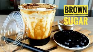 Make milk tea in less than a few minutes with only 2 ingredients: How To Make Brown Sugar Milk With Tapioca Pearls Tiger Sugar Milk Tea Recipe Bubble Tea Youtube