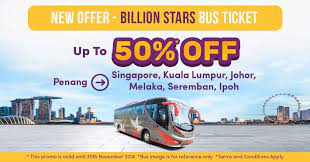 Redbus offers tickets at low rates on buses run by some of the top operators. Easybook Promo Billion Stars Bus Tickets At 50 Discount