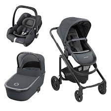 Maxi cosi kindersitze gibt es von der kindersitzgruppe 0 bis zur kindersitzgruppe 3. Maxi Cosi Kinderwagenset Lila Cp In Grau Kaufen