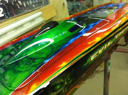 This custom racing boat paint job was custom painted using our gold ghost pearl, also known as gold iridescent pearl, or gold interference pearl. Offshore Electrics Forums