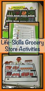 Special Education Grocery Store Activities For Functional Life Skills Grocery Store Flyers S Functional Life Skills Teaching Life Skills Life Skills Classroom