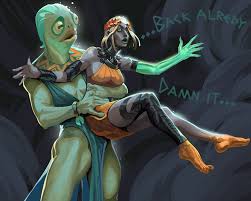 Melinoe and the frog. My fan art :D : rHadesTheGame