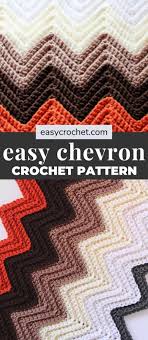 Link to ripple blanket tutorial crochet ripple,. Chevron Crochet Blanket Pattern Easycrochet Com