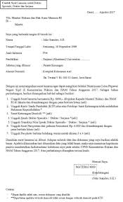 Surat lamran kerja sangat penting untuk semua orang dewasa guna melamar pekerjaan setelah lulus dari jenjang belajar ataupun untuk pindah ke. Contoh Surat Pernyataan Cpns Lipi Contoh Surat