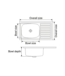 buy nirali kitchen sink single bowl