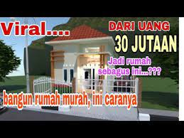 2.bangun rumah minimalis model rumah minimalis yang banyak diterapkan di perumahan / cluster. Desain Rumah Minimalis Budget 30jt Cek Bahan Bangunan